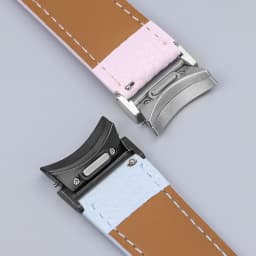 No Gaps Leather Strap for Samsuang Galaxy Watch 6 5 4 40MM 44mm Magnetic Buckle Band Galaxy Watch 6 4 classic 43 47mm 42 46MM