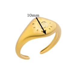 316L Stainless Steel Ring for Women Gold Color Rings Female Design Aesthetic Wedding Jewelry Trendy Accessories Birthday Gifts
