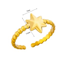 316L Stainless Steel Ring for Women Gold Color Rings Female Design Aesthetic Wedding Jewelry Trendy Accessories Birthday Gifts