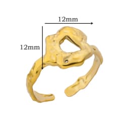 316L Stainless Steel Ring for Women Gold Color Rings Female Design Aesthetic Wedding Jewelry Trendy Accessories Birthday Gifts
