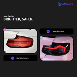 AKD Tail Lamp for BMW F22 F23 F87 LED Tail Light 2014-2019 M2C 220i 225i Rear Fog Brake Turn Signal Automotive Accessories