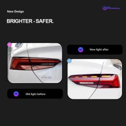 Tail Lamp For Car Audi A5 2017-2020 A5 B9 Tail Lights Led Fog Lights DRL Day Running Light Tuning Car Accessories