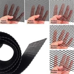 Car bumper grille Tone Aluminum Alloy Rhombic Grille Mesh Sheet Car grid ventilation grille for Bumper Car Accessories