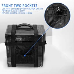 Pc Carrying Straps Computer Tower Mount Bracket Desktop Computer Tower Carrier Harness Computer Travel Holder Adjustable Desktop