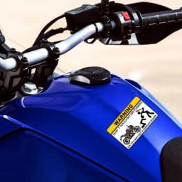 For Yamaha Stickers No Touch Warning Sticker Auto And Motorcycle Stickers Car Parking Protection Ornaments PVC Motorcycle Decals