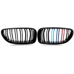 For BMW M6 F06 F12 F13 650i 640i Gloss Black Front Kidney Grille Grill M-Color