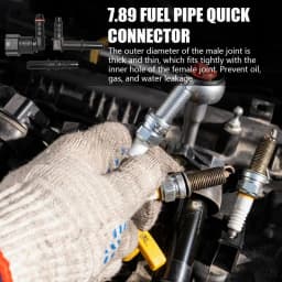 Quick Connect Oil Hose Fittings Car Oil Hose Coupler Connector Pipe Adapter Replacement Quick Connector 3 Pcs Oil System