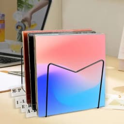 Acrylic Record Dividers 6Pcs Music Classification Cards Record Holder Organizer Guides Alphabet Separator Media Dividers For