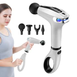 Massagers Handheld Deep Tissue Electric Muscle Massage Guns LED Display Deep Tissue Massage Guns With 4 Massage Heads Tools