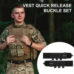 Vest Quick Release Buckle Outdoor Vest Quick Removal Buckle Nylon Material Quick Removal Tool For Camping Mountaineering And