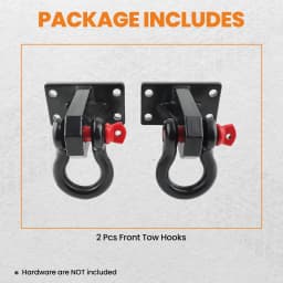 Led Light Bar Mount Bracket W/shackle Tow Hook for Dodge RAM 2500/3500 2010-2019