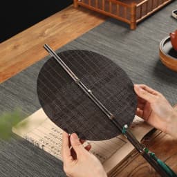 Bamboo Antique Folding Fan Chinese Style Fan Summer Female Dance Fan Portable Elegent Flower Hand Held Fan Exquisite Gifts