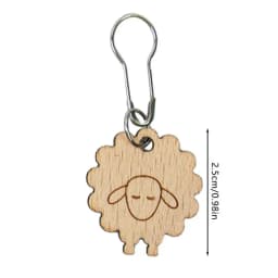 Locking Stitches Markers For Knitting And Crocheting Removable Sheep Shape Stitches Markers Wood Knitting Stitches Markers