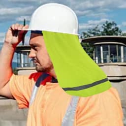 Hard Hat Neck Shade Reflective Hat Neck Shade Sun Protector 2Pcs Breathable Hard Hat Liners Quick Dry Neck Shade For Outdoor