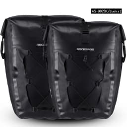 ROCKBROS Waterproof Bike Bag 27L Large Capacity Bicycle Bag Mountain Bike Saddle Rack Trunk Bags Luggage Carrier Bike Accessorie