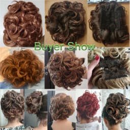 BENEHAIRSynthetic LARGE Comb Clip In Hair Extension Curly Chignon Hair Pieces Women Updo Cover Hairpiece Ponytails Hair Bun