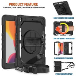 Heavy Duty for iPad Case 10.2 9th Generation Cover For 2022 iPad 9.7 Air 5 2 3 4 10.9 10.5 2021 Pro 11 12.9 Mini 6 5 Smart Cover
