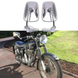 Universal Chrome Motorcycle 7/8" Handle Bar End Mirrors For Harley Honda Kasasaki Triumph Rearview Mirrors Accessories