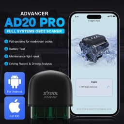XTOOL Advancer AD20 PRO All Systems Diagnostic XTOOL AD20PRO OBD2 Scanner All Car Code Readers & Scan Tools for iPhone & Android