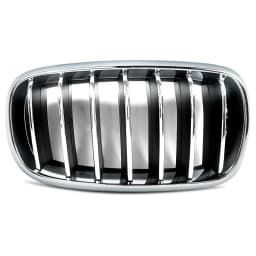 For 14-18 BMW X5 X6 F15 F16 Right Passenger Front Kidney Grille Grill All Chrome