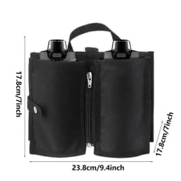 Luggage Travel Cup Holder Suitcase Cup Holder Free Hand Travel Luggage Drink Holder DurableOxfordCloth Fits All Suitcase Handles