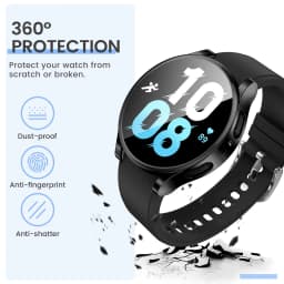 Case for Samsung Galaxy watch 6 44mm 40mm 4/5 Accessories TPU bumper Screen protector all-around Shell film Galaxy watch 6 cover