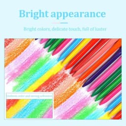 Triangular Crayon Organic Pencil Safe Non-toxic Easy To Hold Triangular Correction Coloring Pencil For Students Children Art