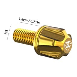 M8 Security Screws Motorcycle Rear Seat Bolts Fend-er Mount Screw Quick Release Seat Screw Motorcycle Parts Seat Cushion Screws