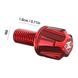 M8 Security Screws Motorcycle Rear Seat Bolts Fend-er Mount Screw Quick Release Seat Screw Motorcycle Parts Seat Cushion Screws