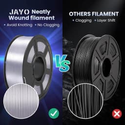 JAYO SILK PLA + Filament 1.75mm SILK PLA Plus Filament 1.1KG Smooth Silky Shiny Surface 3D Filament Fit For FDM Printers