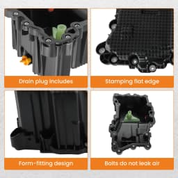 Engine Oil Pan w/ Gasket for 2015 2016 2017 Ford F-150 FL3Z6675B FL3Z6675A FL3Z6675C FL3Z6675D