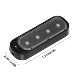 Car Door Welcome Courtesy Light Wiring-Free Auto-Sensing Car Door Welcome Courtesy Lights Car Door Led Warning Light for Car