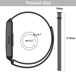 Mlianese Loop For Huawei Band 9 Strap Smartwatch Magnetic correa Wristband Metal Stainless Steel Bracelet for Huawei Band 8 nfc
