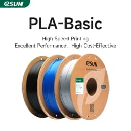 ESUN PLA 3D Filament Basic PLA 3D Printer Filament For Bambu Lab 1KG 1.75MM Upgraded PLA DIY Art PLA-Basic Fast 3D PLA Filament