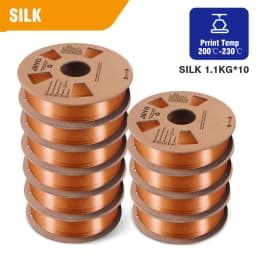 JAYO PLA/PETG/ABS/PLA PLUS/PLAMeta/PLAMATTE Filament 3D Print 1.75mm 10 Rolls 100% No Bubble FDM 3D Printer Materials DIY Gift