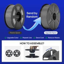 JAYO PLA/PETG/ABS/PLA PLUS/PLAMeta/PLAMATTE Filament 3D Print 1.75mm 10 Rolls 100% No Bubble FDM 3D Printer Materials DIY Gift