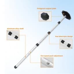 Golf Travel Bag Support Pole Telescopic Golf Bag Suppor Accessories Golf Club Bag Accessories Golf Support Stick Aluminum Alloy