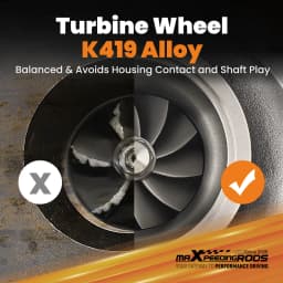 Billet Turbo Turbocharger Turbine A/R .83 A/R .75 for 2.0L–5.5L engine V-band