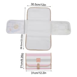 Portable Diaper Changing Pad Waterproof Washable Diaper Changing Pad Portable Foldable Soft Baby Changing Pad For Travel Or Home