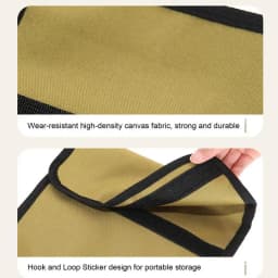 Beach Chair Armrest Bag Double-Layer Camping Armrest Storage Bag Organizer Portable Beach Chair Side Bag Lawn Chair Cup Holder