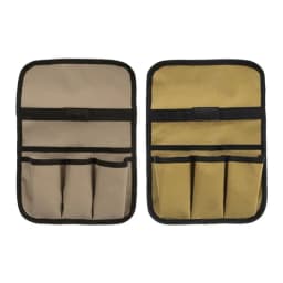 Beach Chair Armrest Bag Double-Layer Camping Armrest Storage Bag Organizer Portable Beach Chair Side Bag Lawn Chair Cup Holder