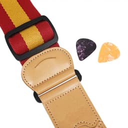 Electric Guitar Strap Rainbow Wide Guitar Straps Pick Holders Included Wide Colorful Guitar Strap Fits Ukulele Electric &