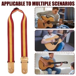 Electric Guitar Strap Rainbow Wide Guitar Straps Pick Holders Included Wide Colorful Guitar Strap Fits Ukulele Electric &
