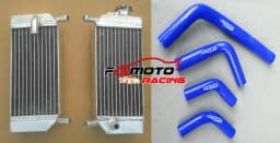 Aluminum Radiator + Hose For HONDA CRF250 CRF 250 CRF250X CRF250R 2004 2005 2006 2007 2008 2009 04 05 06 07 08 09