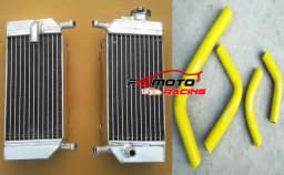Aluminum Radiator + Hose For HONDA CRF250 CRF 250 CRF250X CRF250R 2004 2005 2006 2007 2008 2009 04 05 06 07 08 09