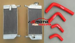 Aluminum Radiator + Hose For HONDA CRF250 CRF 250 CRF250X CRF250R 2004 2005 2006 2007 2008 2009 04 05 06 07 08 09