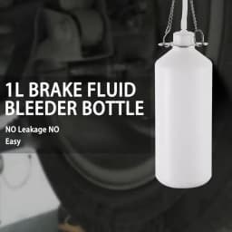 Brake System Bleeding Tools 1 Person Brake Bleeder Kit Bleeder Bottle High Strength Tube Rubber Connector for Car Motorcycle Atv