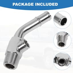 For Ford Hot Water Radiator Coolant Temp Sensor Elbow Connector Tube E5TZ18599C