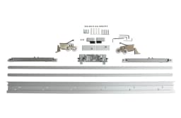 Concealed Sliding Barn Door Hardware Soft Closing Interior Wall Mount Hidden Track Rolling Kit,No Door