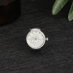 LANCARDO Trendy Fashion Finger Watch Flower Dial Elastic Stretchy Quartz Watch Rings Hip Hop Unisex Couple Fashion Jewelry
